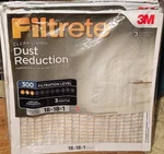 3M Filtrete Basic Dust Reduce Clean Living 300 Filtration Level 18X18X1 4 Pack. Fixed Price $29.99.