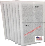 16X25 Dynamic Air Cleaner Filter Pads - 7 Pack Refill For Fresh. Fixed Price $216.99.