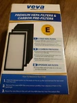 Veva Premium Hepa 2 Pack Size Including 6 Carbon Filters GG4100. Fixed Price $12.99.