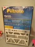 2PK Filtrete 1900 M3 Merv 13 16X25X5 Color White New. Fixed Price $89.99.