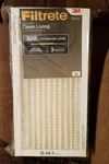Filtrete 12X24X1 Air Filter, Mpr 300, Merv 5, Clean Living Basic Dust 3-MONTH.... Fixed Price $29.25.