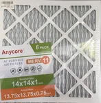 Anycore 14X14X1 Merv 11 Furnace Air Filter, 6 Pack. Fixed Price $55.00.