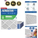 16X25X1 Merv 8 Air Filter, Count, Actual Size 15.75 24.75 0.75, Hvac, A.... Fixed Price $58.39.