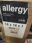 Airx Allergy 14X14X1 Filter. 6 Pack. Fixed Price $30.00.