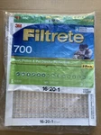 Filtrete 16X20X1 Air Filter, Mpr 700 Merv 8 Dust Pollen/pet Dander Reduction 2PK. Fixed Price $49.99.