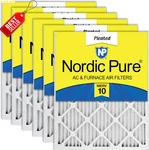 12X18X1 Pleated Air Filters MERV10 6PACK High Efficiency Hvac Dust Control. Fixed Price $91.00.