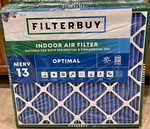 Filterbuy 22 23 1/4 X1 Pleated Air Filters, Replacement Hvac Furnace. Fixed Price $39.60.