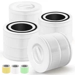 Hsiamen Filter For Levoit Core 300 & Puroair 240 Purifier, 3-STAGE Hepa. Fixed Price $101.36.