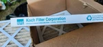 Koch 10X12X1 Merv Ii Air Filter Pack (10" 12" 1") See Pics For Exact Meas. Fixed Price $25.00.