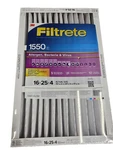 Filtrete 16X25X4" Allergen Bacteria & Virus Air Filter - Merv 12, 1550 Mpr. Fixed Price $39.99.