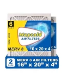 Maycold Merv 8 16X20X4 Furnace Air Filters (2-PACK), Pleated Hvac. Fixed Price $39.99.
