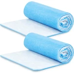 Buryeah Rolls Of 120 Inch Air Vent Filters Blue And White, Diy Size Filter, Du. Fixed Price $48.51.