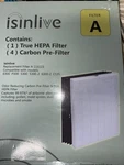 Isinlive 115115 Replacement Filters Size 21 X True HEPA+4 Carbon. Fixed Price $14.49.