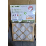 Rheem Dust & Pollen 16X25X1 Pleated Air Filter Merv 4, 3-PACK, 90 Day. Fixed Price $20.00.
