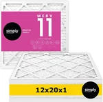 Simply Filters 12X20X1 Merv 11, Mpr 1000, Furnace Hvac Air. Fixed Price $24.94.
