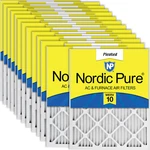 Nordic Pure 18X25X1 Actual Size 17 1/2 24 3/4 Pleated Merv 10 Air. Fixed Price $288.97.