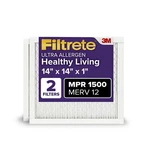 Filtrete 14X14X1 Furnace Air Filter, Merv 12, Mpr 1500, Certified Asthma &.... Fixed Price $34.74.