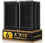 Pack Heavy Duty Steel Floor Register Vents 4X10 Adjustable Air Covers. Fixed Price $39.89.