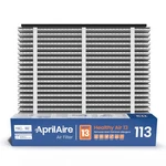 2-PACK Genuine Aprilaire 113 Replacement Filter For Model 1110, White, New Ob. Fixed Price $77.95.