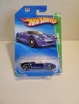 Hot Wheels 2010 Treasure Hunt Blue Ford GTX1 Bend On Card Bottom. See Pics. Fixed Price $5.00.