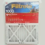 Filtrete 16X20X2 Air Filter Mpr 1000 Merv 11 Allergen Defense, 3M, Electrostatic. Fixed Price $24.95.