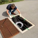 New Pig Adjustable Storm Drain Filter - 24" 37" And 35" 49" INT312. Fixed Price $115.00.