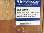 Air Handler 6B993 Pleated FILTER,20X22-1/4X1,MERV 7 Pk 12. Fixed Price $25.08.