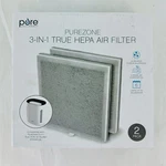 Pure 3-IN-1 True Hepa Air Filter Replacement 2 Pack Enrichment. Fixed Price $17.99.
