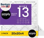 20X20X4 Air Filter, Merv 13, Mpr 1500, Pack, Furnace For Hvac (actu. Fixed Price $89.82.
