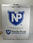 Nordic Pure Air Filter Pk Merv 12 20X25X5 (4 3/8) Lennox X6673 X6675 Rpl. Fixed Price $53.99.