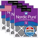 Nordic Pure 12X20X1 (actual Size: 11 1/2 19 3/4) Furnace Air Filters Mer. Fixed Price $87.76.