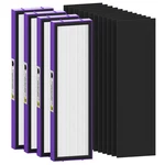Fmdzfl 4 Pack Hepa + 12 Carbon Pre-filters, Purple Pet Care. Fixed Price $65.49.