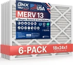 Bnx Trufilter 18X24X1 Air Merv 13 (6-PACK) Made In. Fixed Price $69.99.
