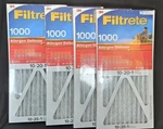 Filtrete 10" W X 20" H 1" 11 Merv Pleated Allergen Air Filter (4-PACK). Fixed Price $44.99.
