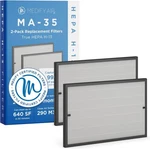 Medify MA-35 Replacement Filter 3-IN-1 Hepa H13 Carbon 2-PACK For Smoke/dust. Fixed Price $99.99.