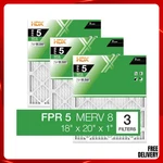 Hdx 18X20X1 Air Filter Merv Pleated Furnace Hvac Fpr 5 3-PACK Replacement. Fixed Price $18.65.
