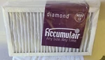 Accumulair Diamond 12X20X1 Merv 13 Filter/furnace Filters (4 Pack). Fixed Price $45.00.
