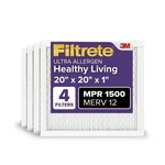 Filtrete 20X20X1 Furnace Air Filter, Merv 12, Mpr 1500, Certified Asthma &.... Fixed Price $74.16.