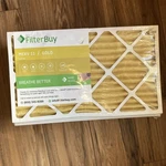 Filterbuy 12X20X1 Pleated Merv 11 Gold Air Filters Hvac Furnace 6 Pack. Fixed Price $45.89.