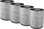 Nispira 2-IN-1 Hepa Carbon Filter For Three Musketeers Air Purifier AM-1A 4 Pk. Fixed Price $30.99.