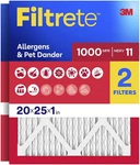 Filtrete 20X25X1 Air Filter, Merv 11, Mpr 1000, Allergens & Pet Dander, 3-MONTH. Fixed Price $44.20.