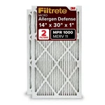 Filtrete 14X30X1 Furnace Air Filter, Merv 11, Mpr 1000, Micro Allergen Def.... Fixed Price $41.49.