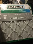 X25 X1 Merv 8 Pleated Air Filter 6PK. Fixed Price $30.00.