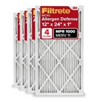 Filtrete 12X24X1 Furnace Air Filter, Merv 11, Mpr 1000, Assorted Sizes. Fixed Price $89.24.