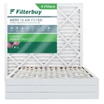 Filterbuy 20X20X2 Pleated Air Filters, (merv 13) 4 Pack. Fixed Price $49.99.