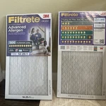 New (lot 2) 3M Filtrete 14X25X1 Mpr 1500 Advanced Allergen Filtration Frees&h. Fixed Price $37.00.