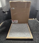 (qty 12) Aaf Flanders 10055.011818 18"X18"X1" Ez Flow Ii Fiberglass Air Filter. Fixed Price $62.83.