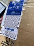 Nordic Pure 16X20X1 Merv 12 Pleated Furnace Air Filters Pack. Fixed Price $58.00.