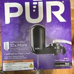 Pur FM2000B Black Faucet Filtration System, Carbon Filter, Removes Lead & More. Fixed Price $12.00.