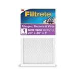 Filtrete 20X30X1 Hvac Furnace Air Filter, Mpr 1500 Merv 12, Allergen. Fixed Price $17.48.